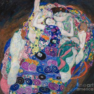 New! - Silk Scarf - Klimt picture